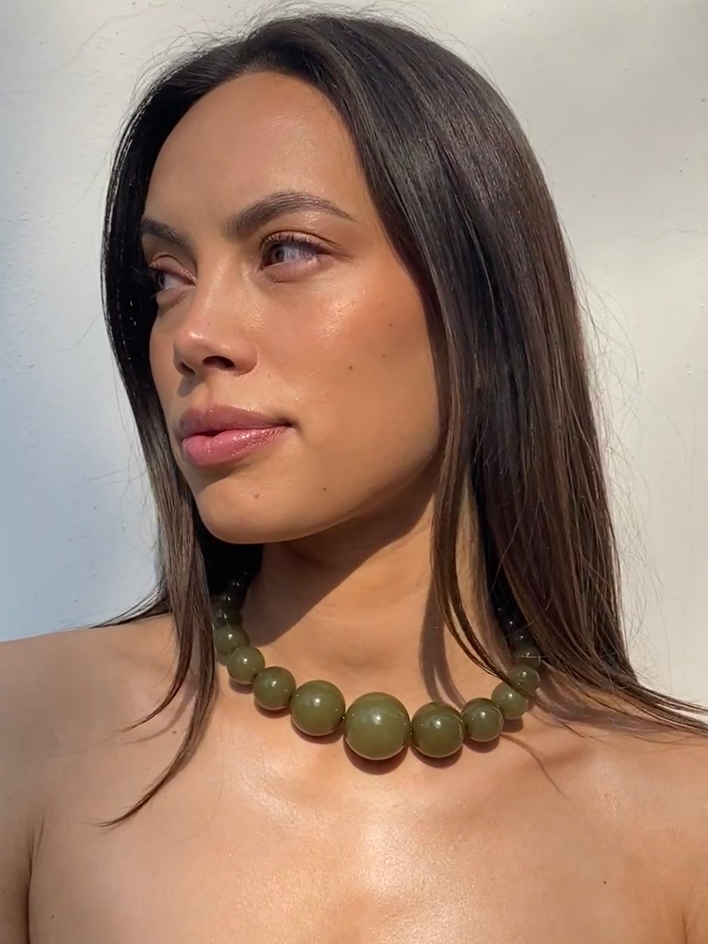 Mega Necklace - Army Green