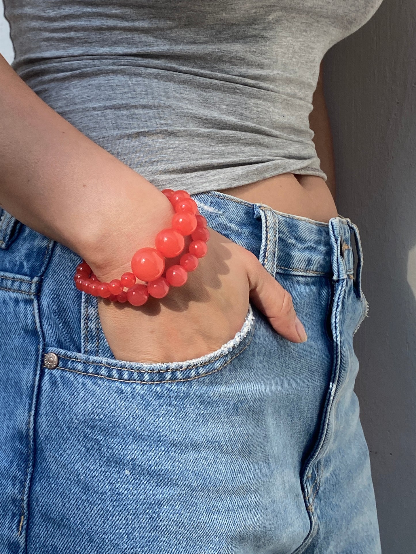 Bracelet No1 - Cranberry