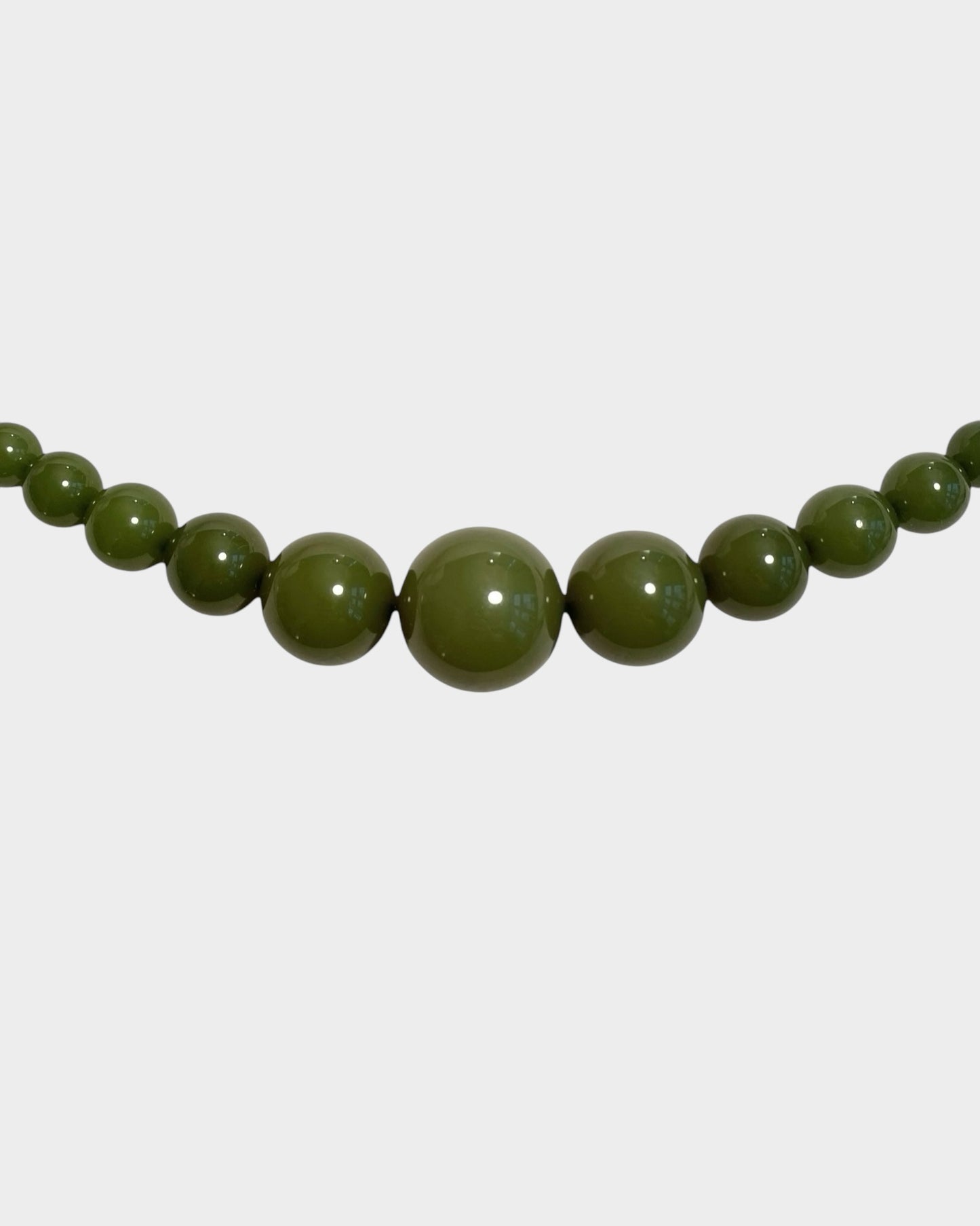 Mega Necklace - Dark Green - Limited jewellery by Lemonade - made by hand in Denmark