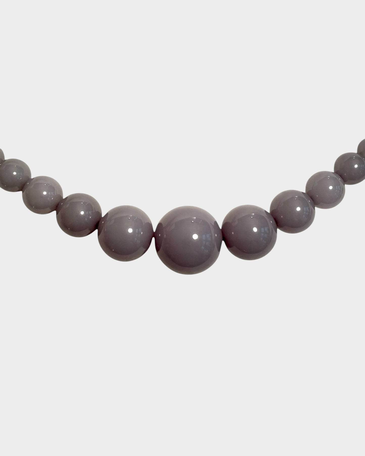 Mega Necklace - Dark Grey - Limited jewellery by Lemonade - made by hand in Denmark