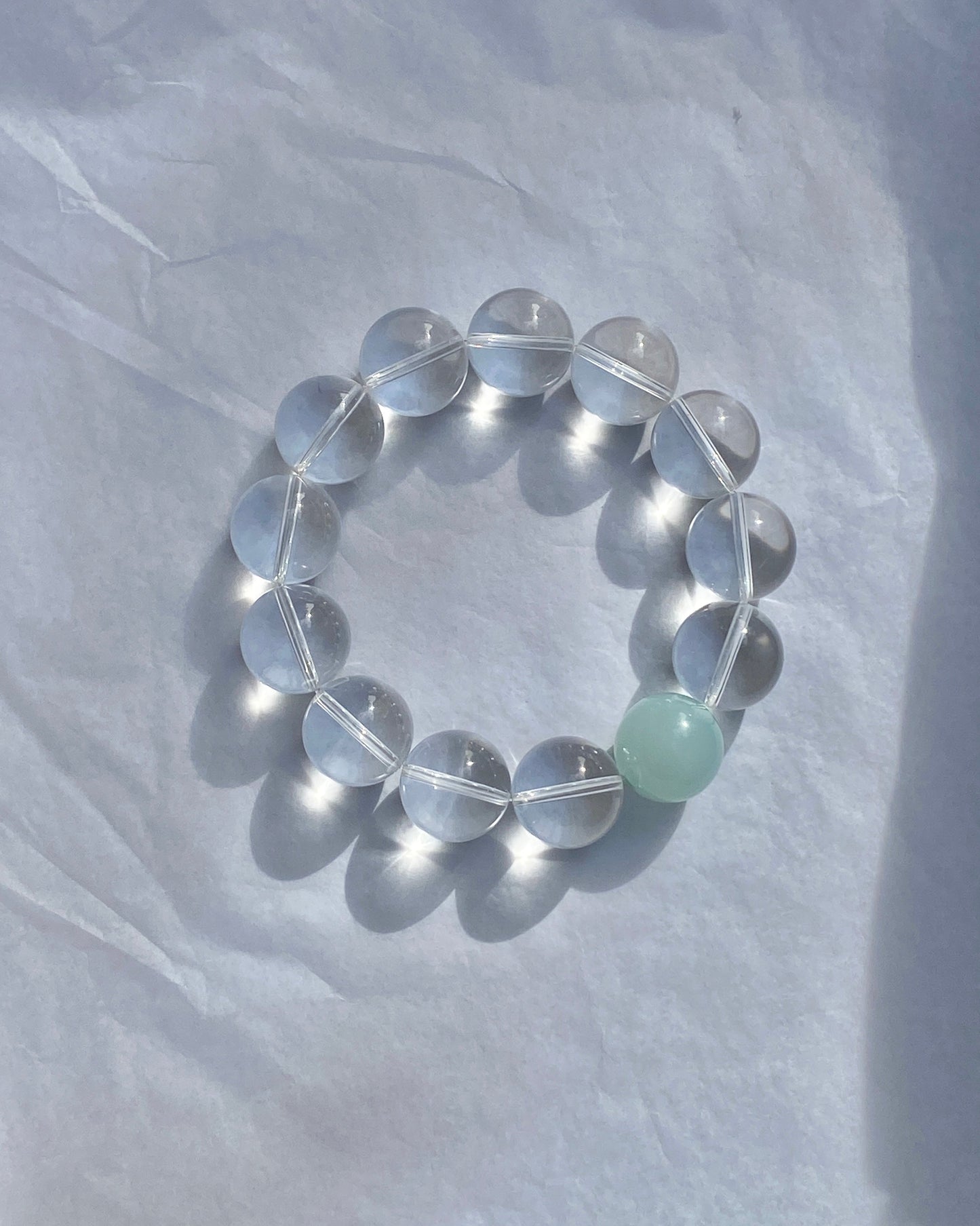 Dot Bracelet No1 - Dove Blue