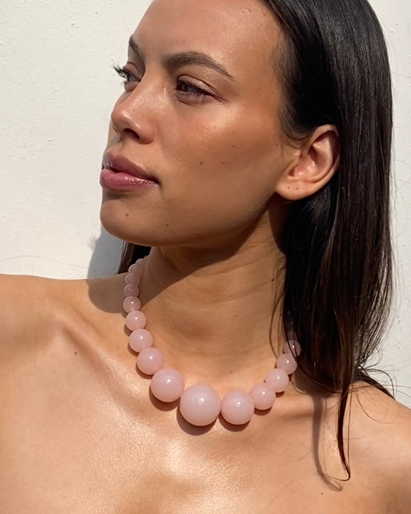 Mega Necklace - Pink Powder