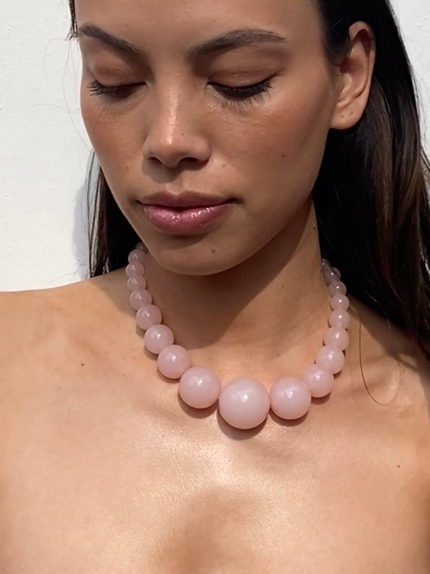 Mega Necklace - Pink Powder