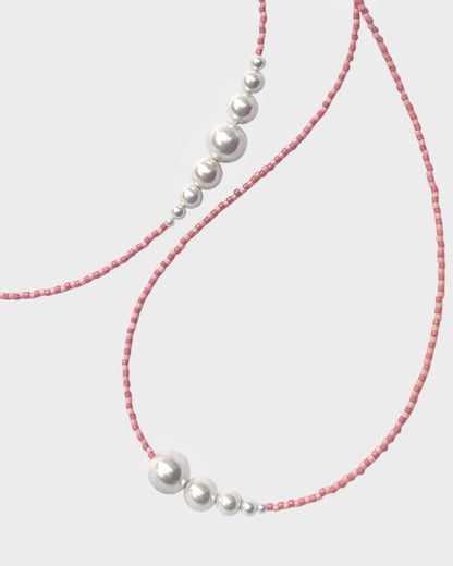 Necklace No7 - Pink & Peach