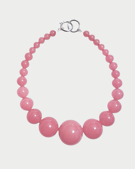 Mega Necklace - French Rose - Limited jewellery by Lemonade - made by hand in Denmark