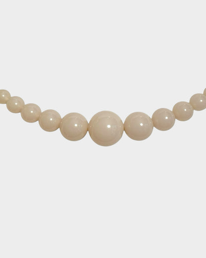 Mega Necklace - Latte - Limited jewellery by Lemonade - made by hand in Denmark