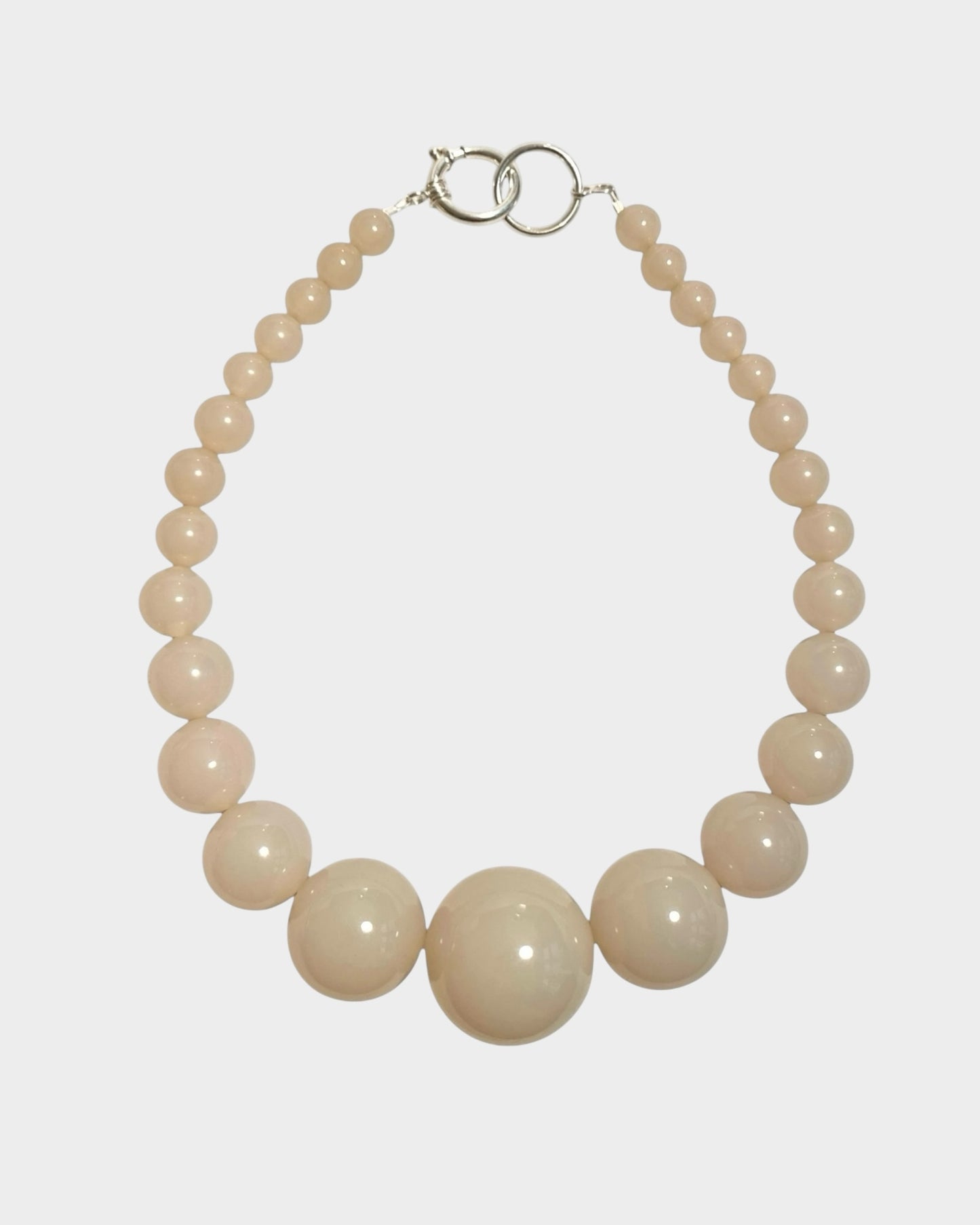 Mega Necklace - Latte - Limited jewellery by Lemonade - made by hand in Denmark