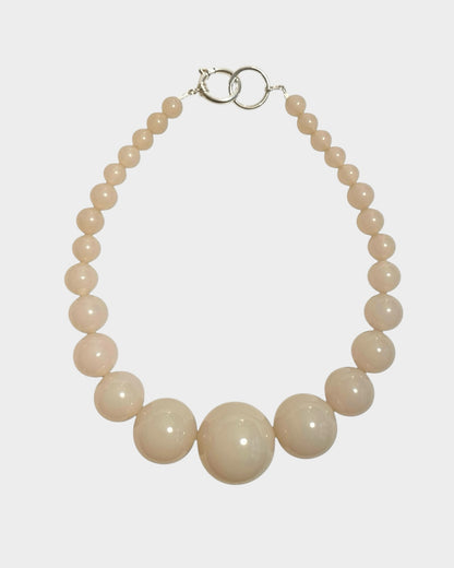 Mega Necklace - Latte - Limited jewellery by Lemonade - made by hand in Denmark