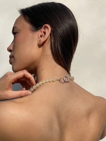 Mega Necklace - Vanilla - Limited jewellery by Lemonade - made by hand in Denmark