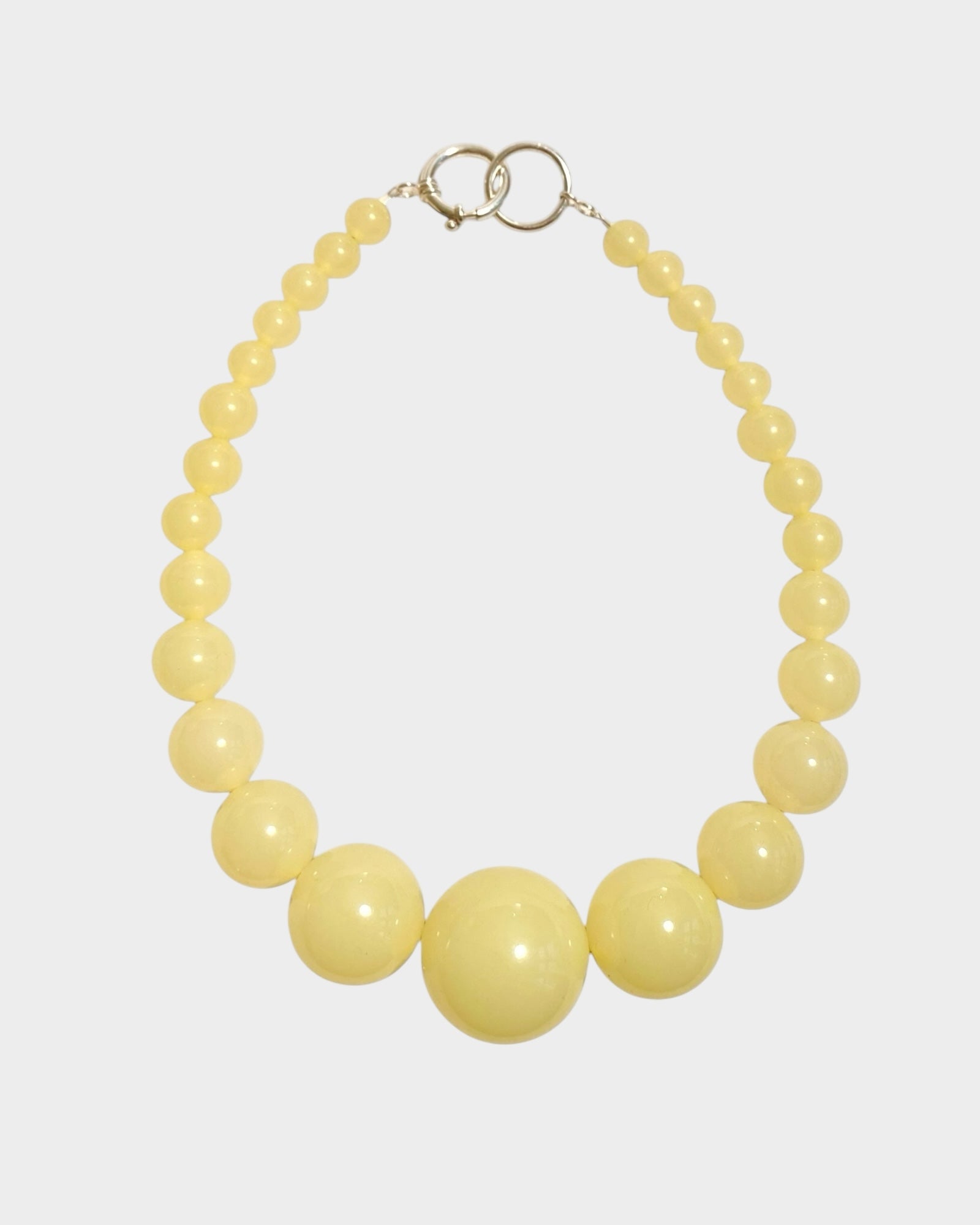 Mega Necklace - Yellow - Limited jewellery by Lemonade - made by hand in Denmark