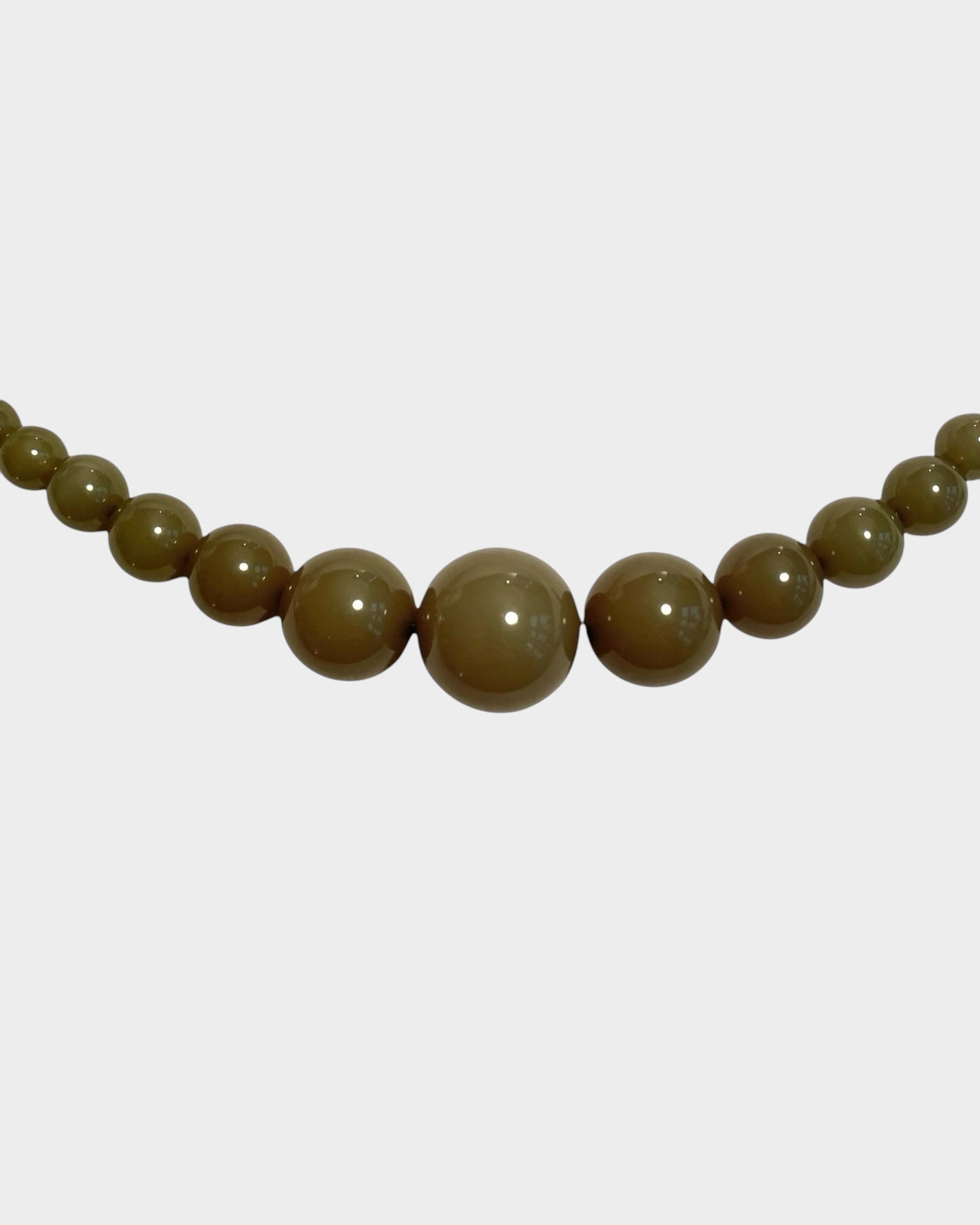 Mega Necklace - Army Green - Limited jewellery by Lemonade - made by hand in Denmark