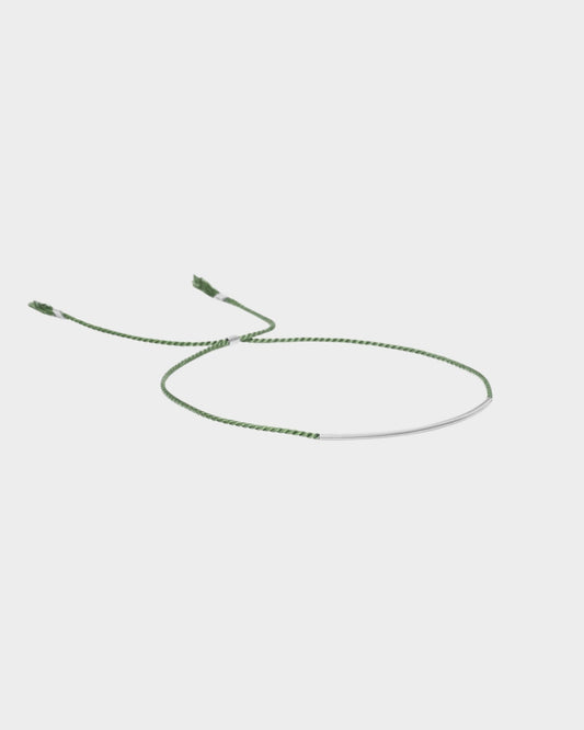 Silk Bracelets - Dark Green