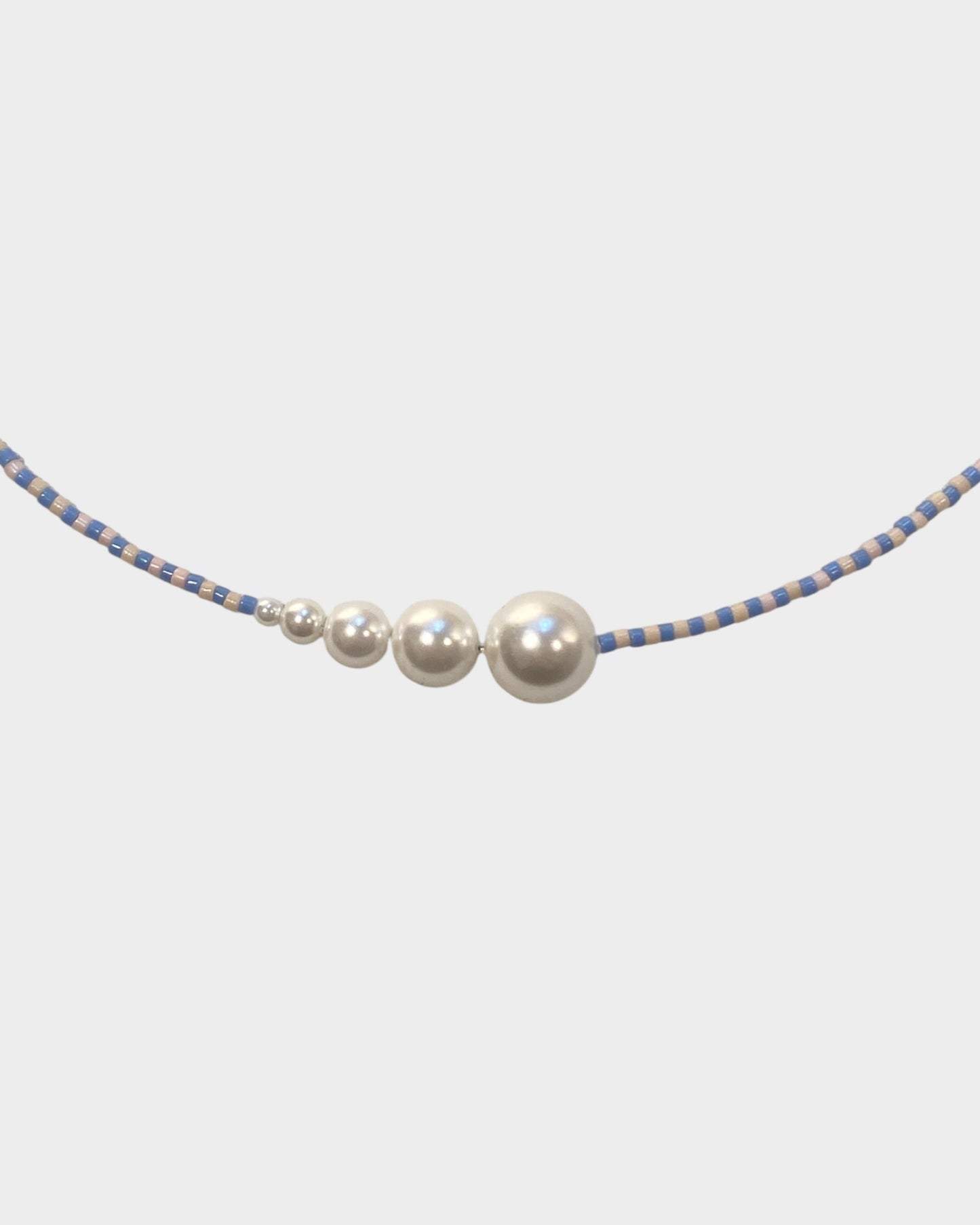 Necklace No7 - Blue & Rose Tea
