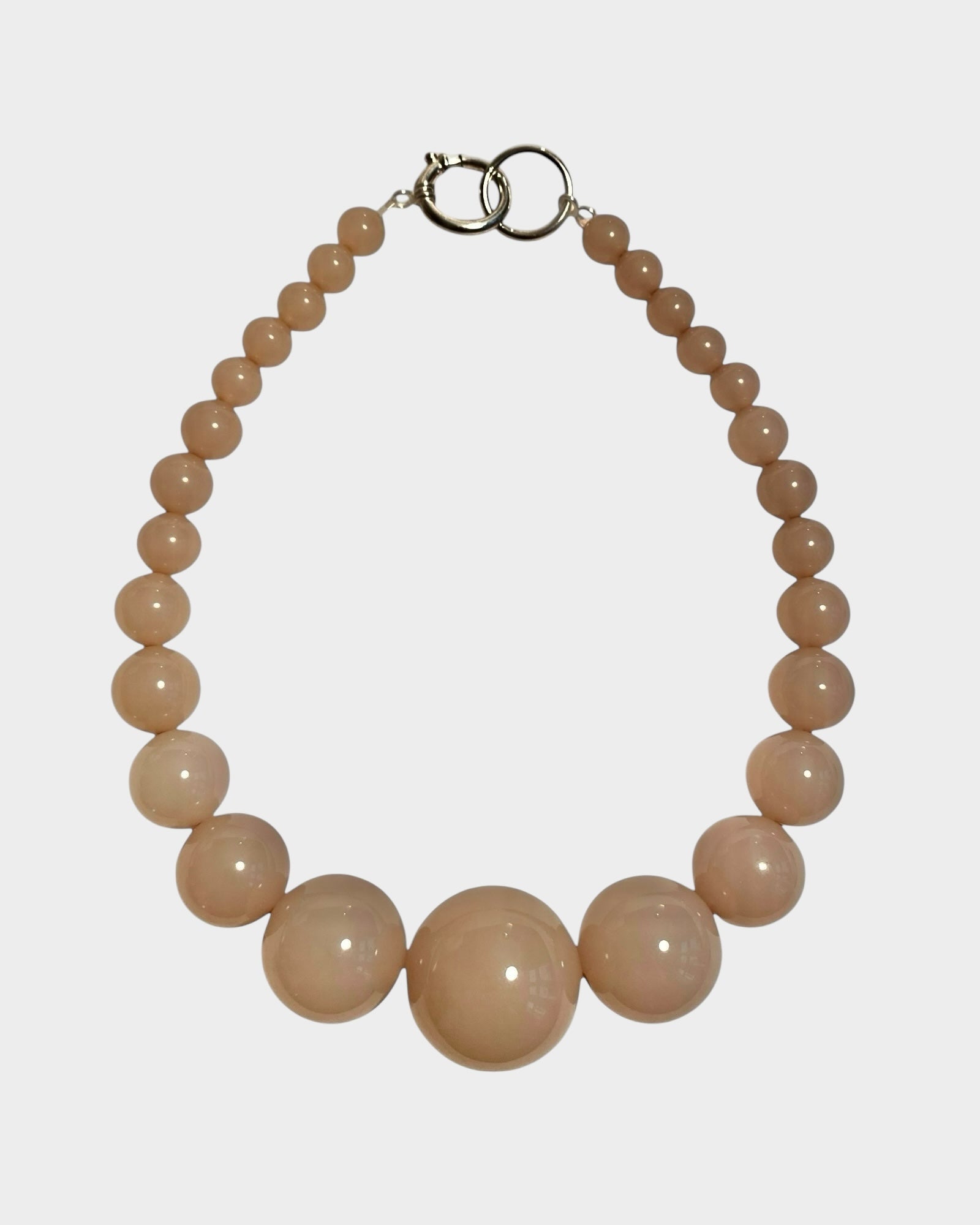 Mega Necklace - Cacao - Limited jewellery by Lemonade - made by hand in Denmark