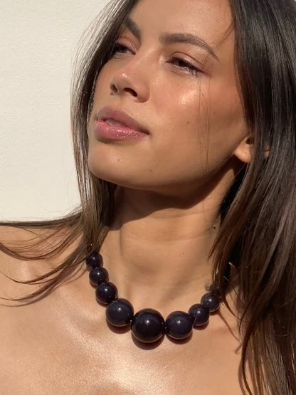 Mega Necklace - Charcoal