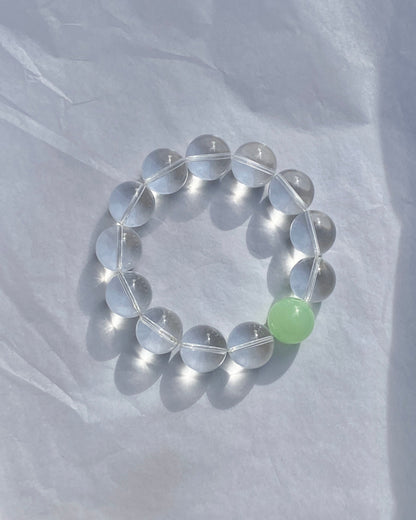 Dot Bracelet No1 - Chrysoprase Green