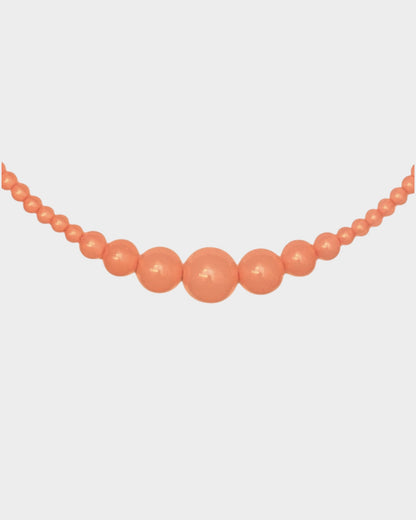 Necklace No3 - Coral - Limited jewellery by Lemonade - made by hand in Denmark