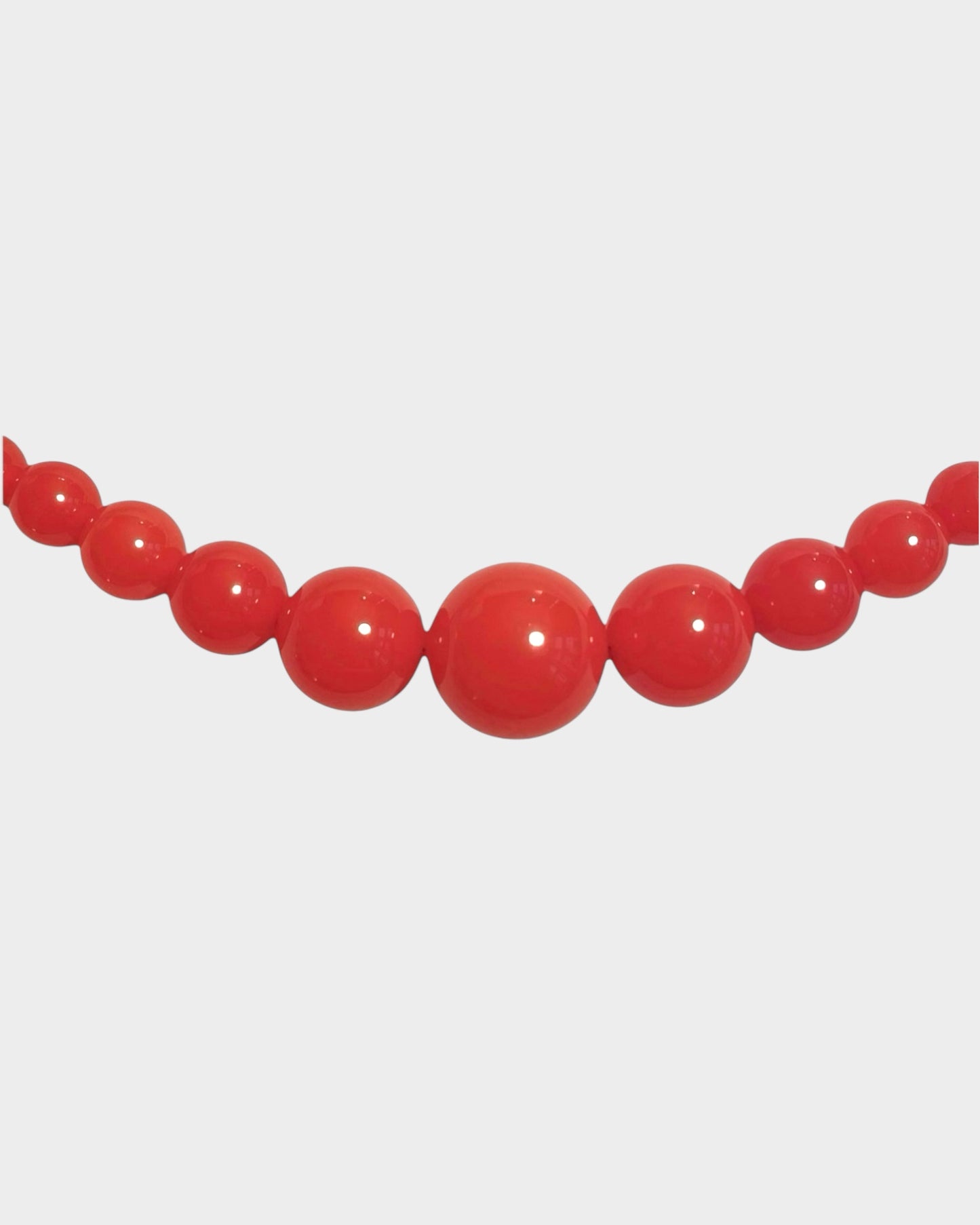 Mega Necklace - Cranberry - Limited jewellery by Lemonade - made by hand in Denmark