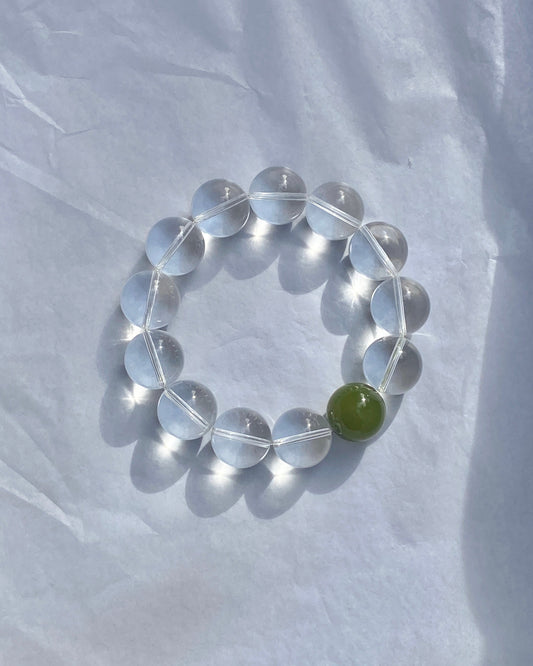 Dot Bracelet No1 - Dark Green