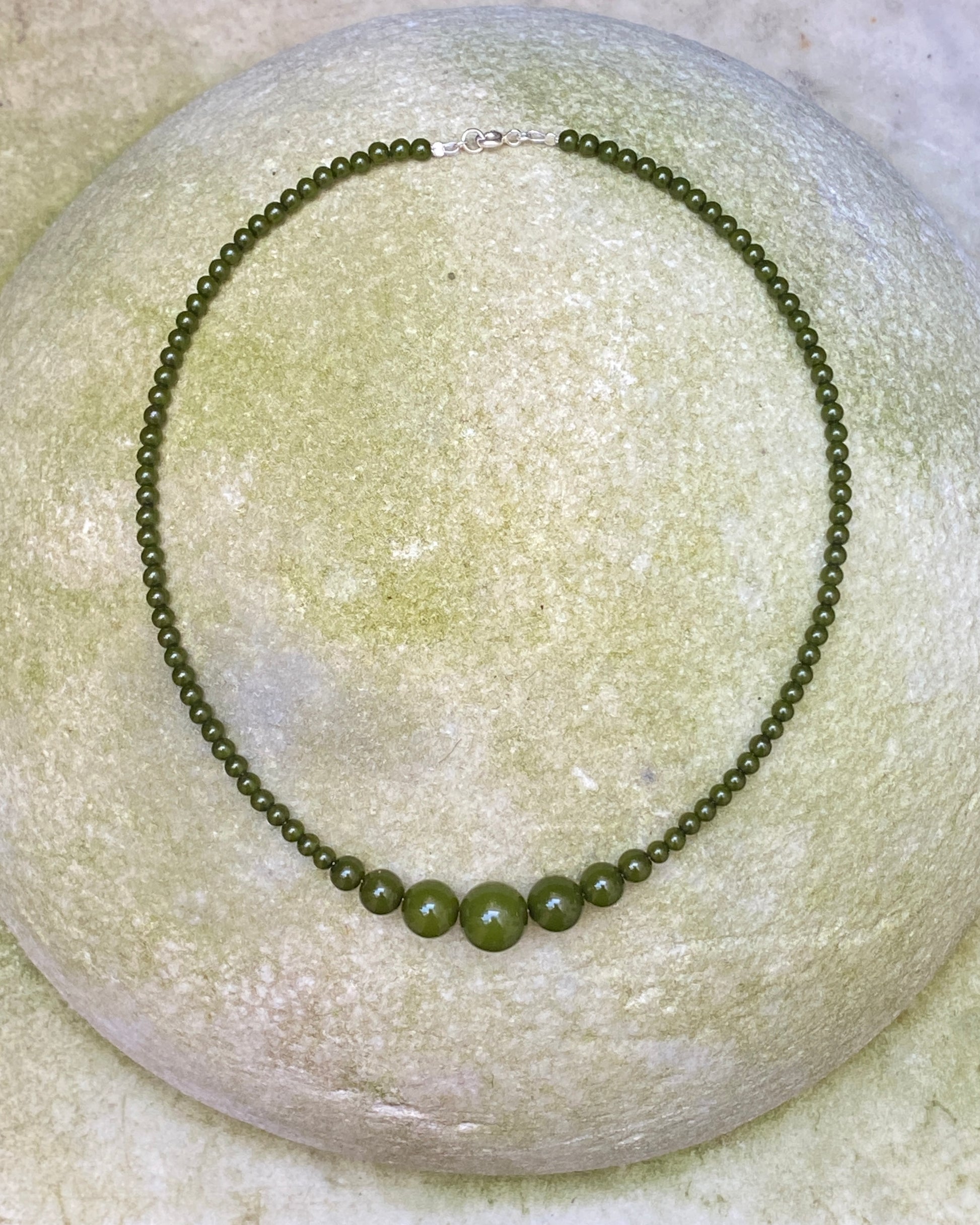 Necklace No3 - Dark Green - Limited jewellery by Lemonade - made by hand in Denmark