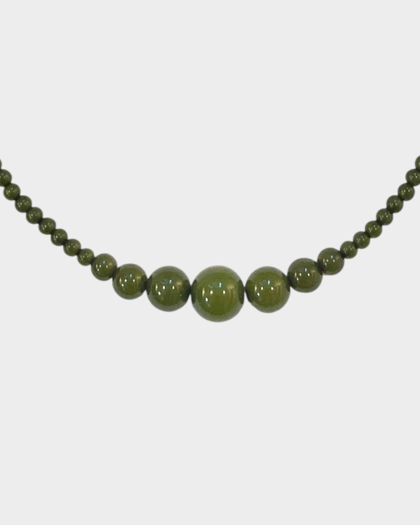 Necklace No3 - Dark Green - Limited jewellery by Lemonade - made by hand in Denmark