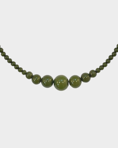 Necklace No3 - Dark Green - Limited jewellery by Lemonade - made by hand in Denmark