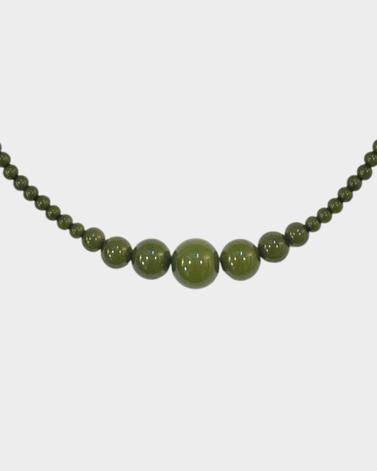 Necklace No3 - Dark Green - Limited jewellery by Lemonade - made by hand in Denmark