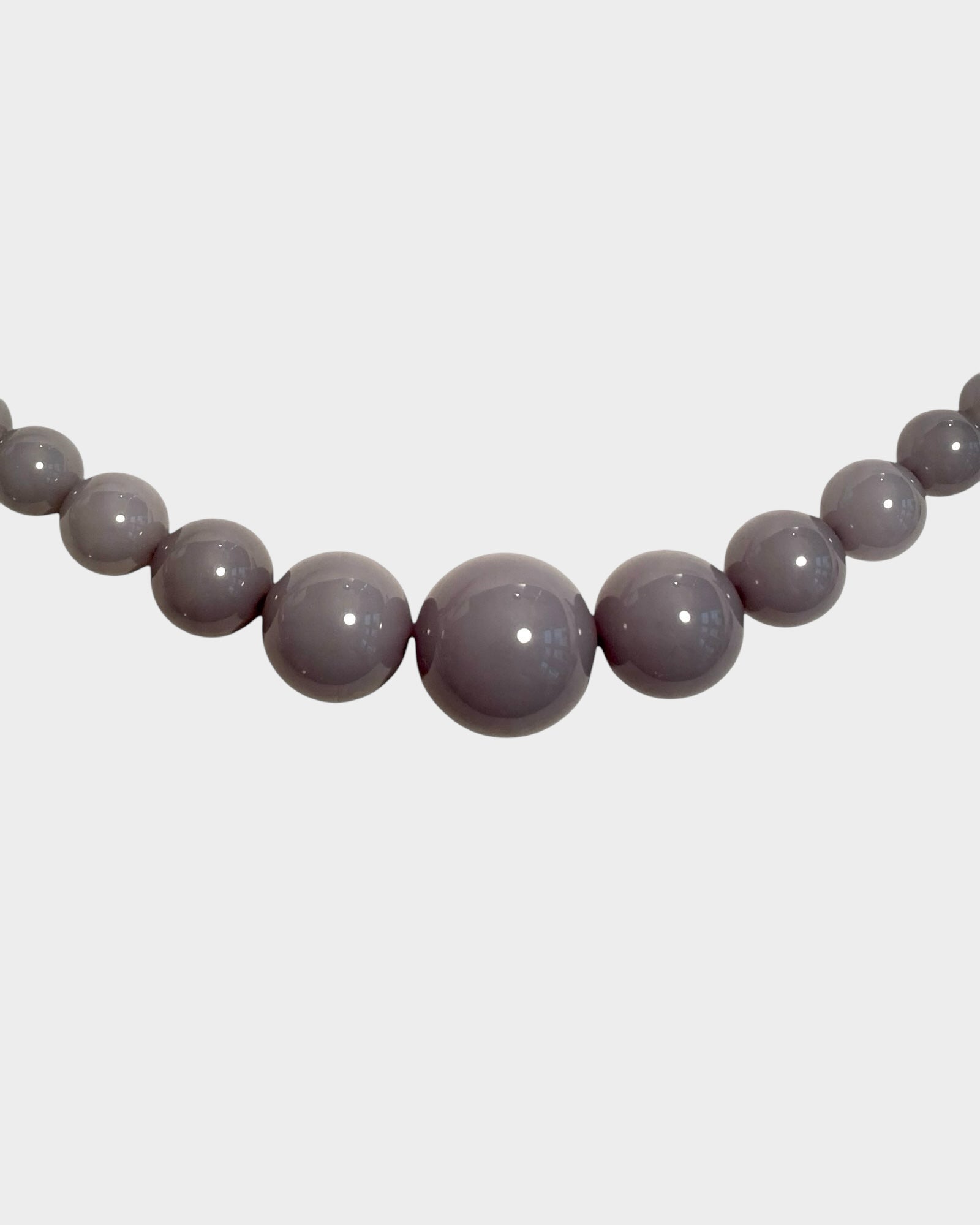 Mega Necklace - Dark Grey - Limited jewellery by Lemonade - made by hand in Denmark