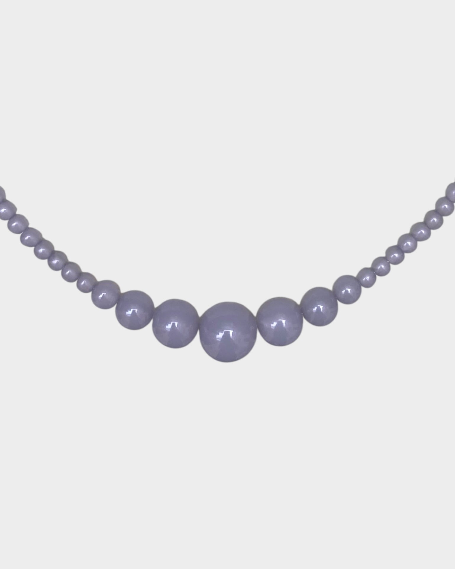 Necklace No3 - Dark Grey - Limited jewellery by Lemonade - made by hand in Denmark