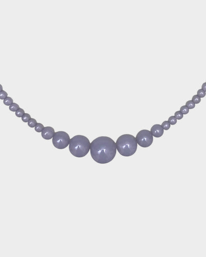 Necklace No3 - Dark Grey - Limited jewellery by Lemonade - made by hand in Denmark