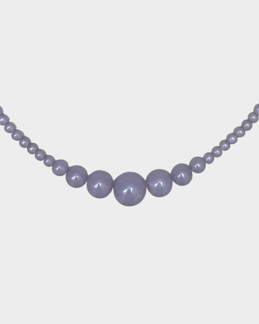 Necklace No3 - Dark Grey - Limited jewellery by Lemonade - made by hand in Denmark