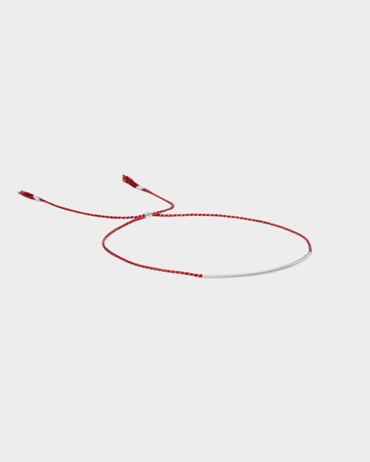 Silk Bracelets - Dark Red
