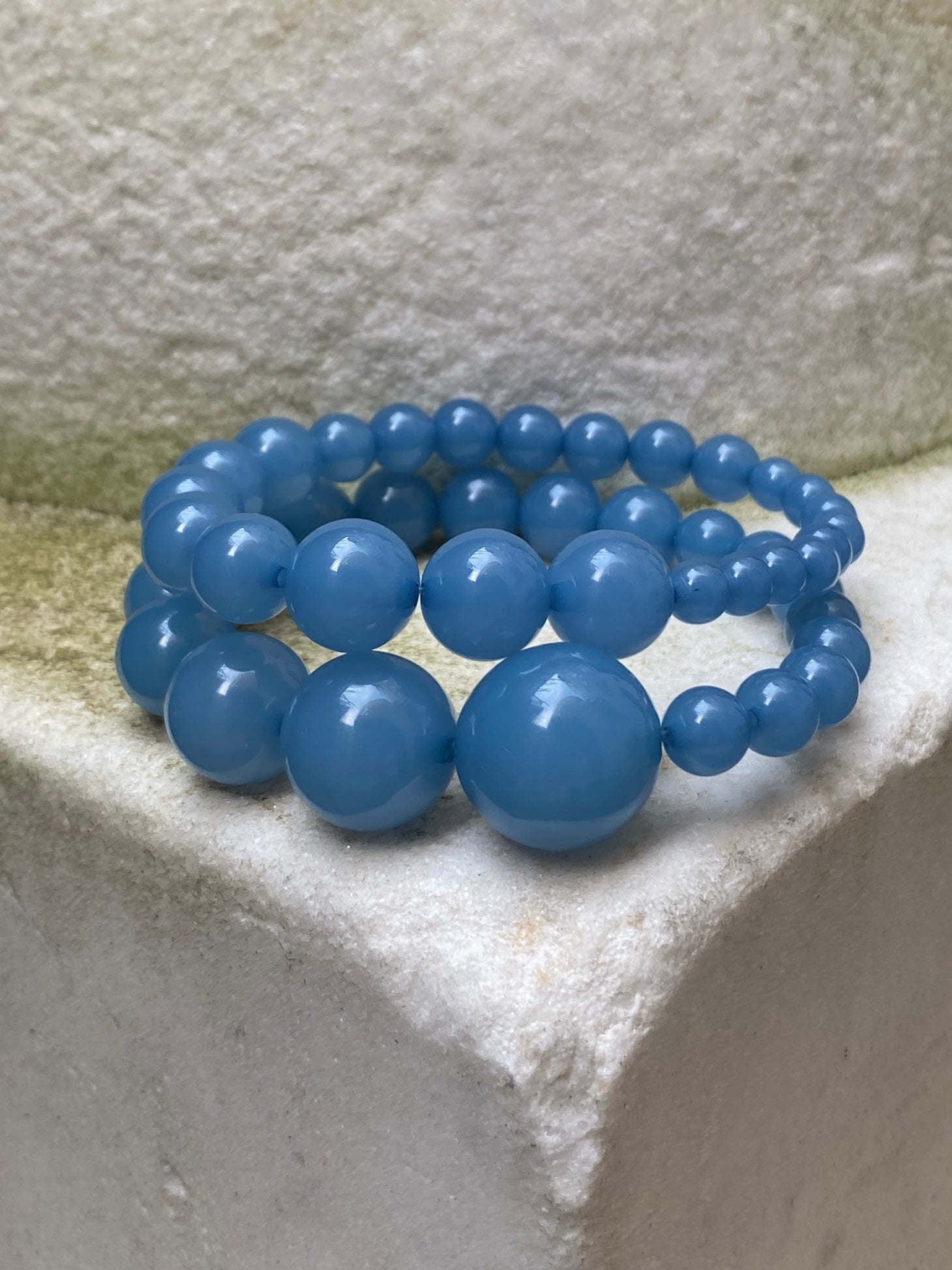 Mega Bracelet - Denim - Limited jewellery by Lemonade - made by hand in Denmark