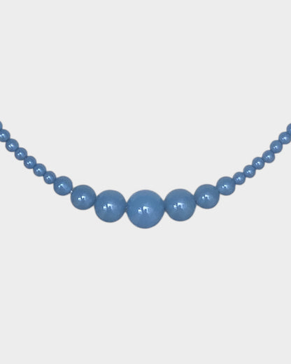 Necklace No3 - Denim Blue - Limited jewellery by Lemonade - made by hand in Denmark
