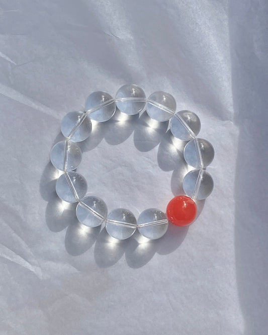 Dot Bracelet No1 - Cranberry
