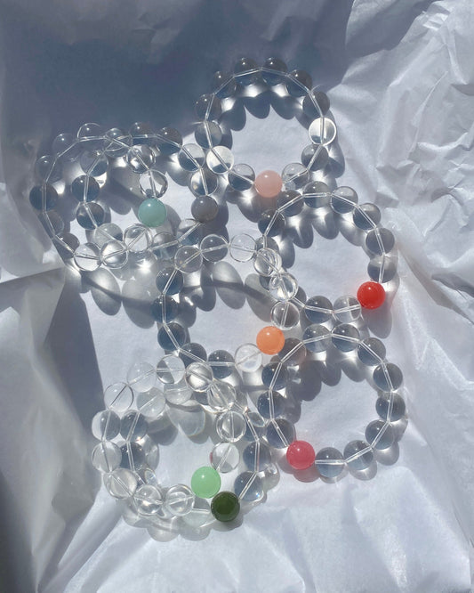 Dot Bracelet No1 - Dove Blue