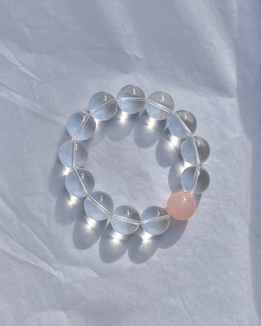 Dot Bracelet No1 - Pink Powder