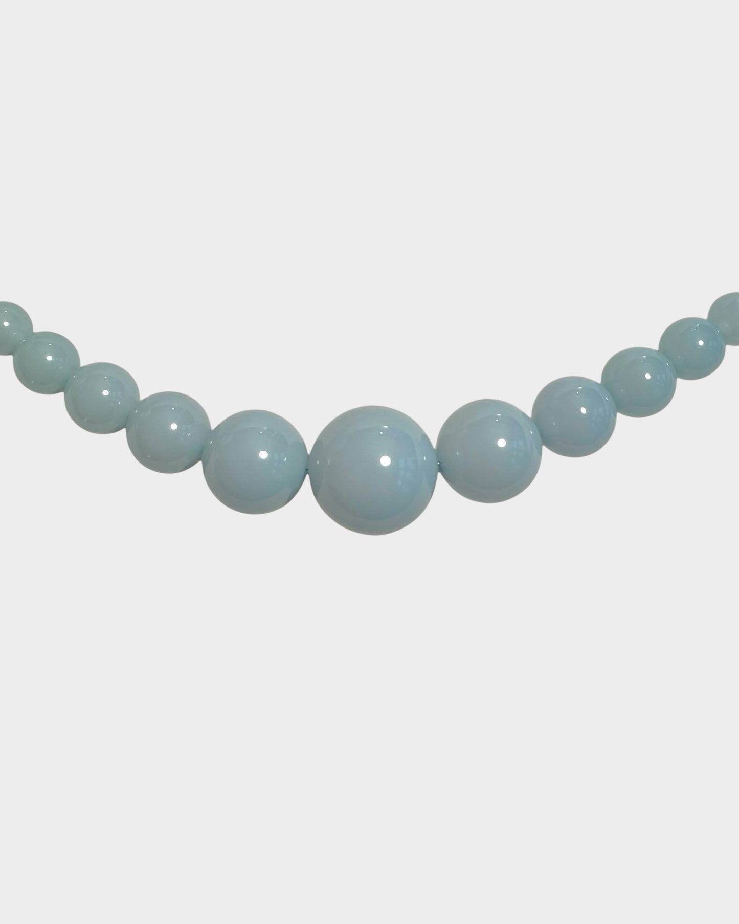Mega Necklace - Dove Blue - Limited jewellery by Lemonade - made by hand in Denmark