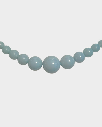 Mega Necklace - Dove Blue - Limited jewellery by Lemonade - made by hand in Denmark