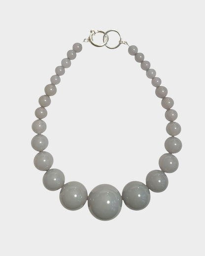 Mega Necklace - Grey - Limited jewellery by Lemonade - made by hand in Denmark