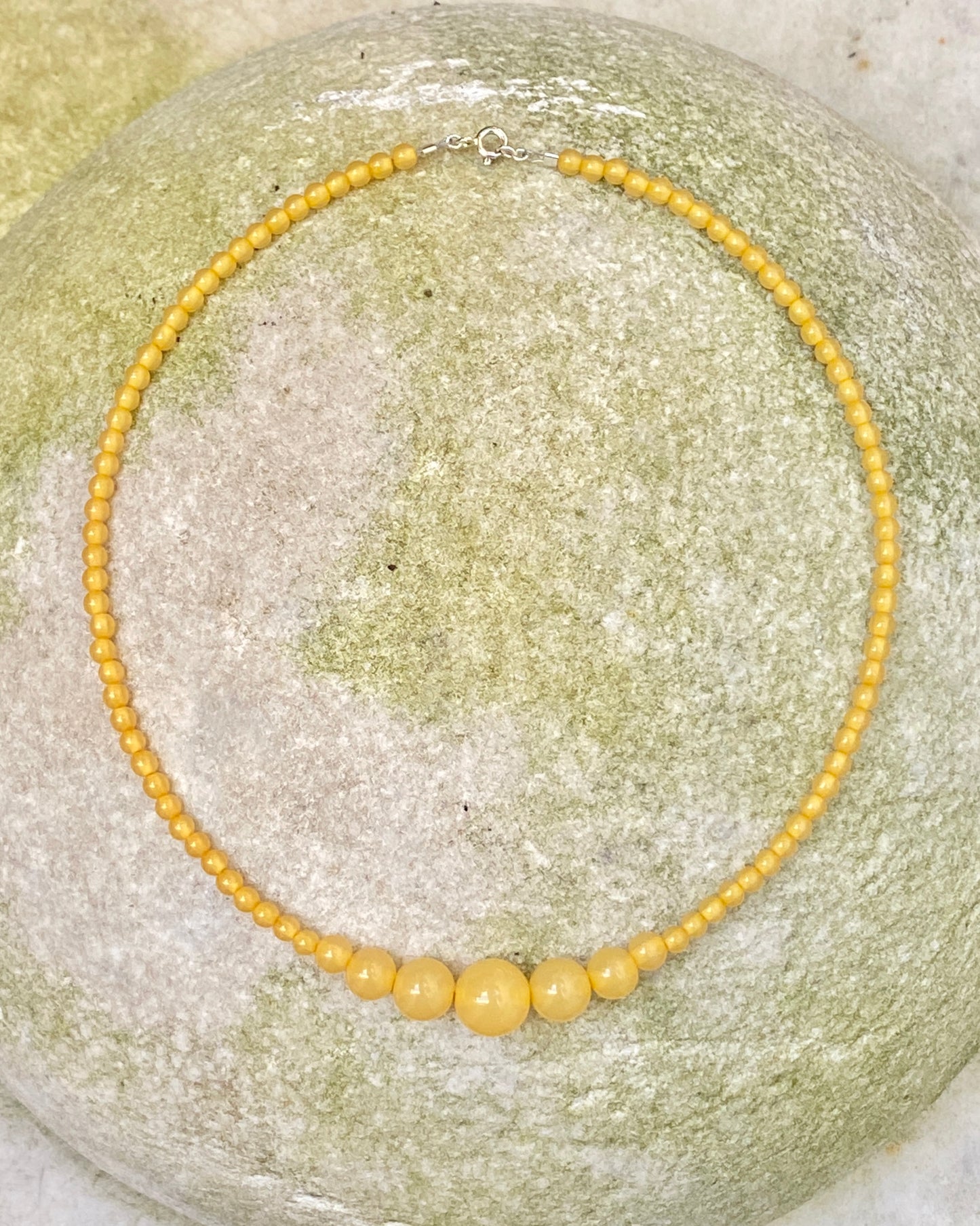 lemonade mega-necklace , honey on travestin background