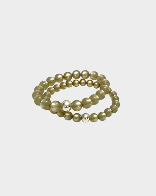 Moon Bracelet - Khaki Green