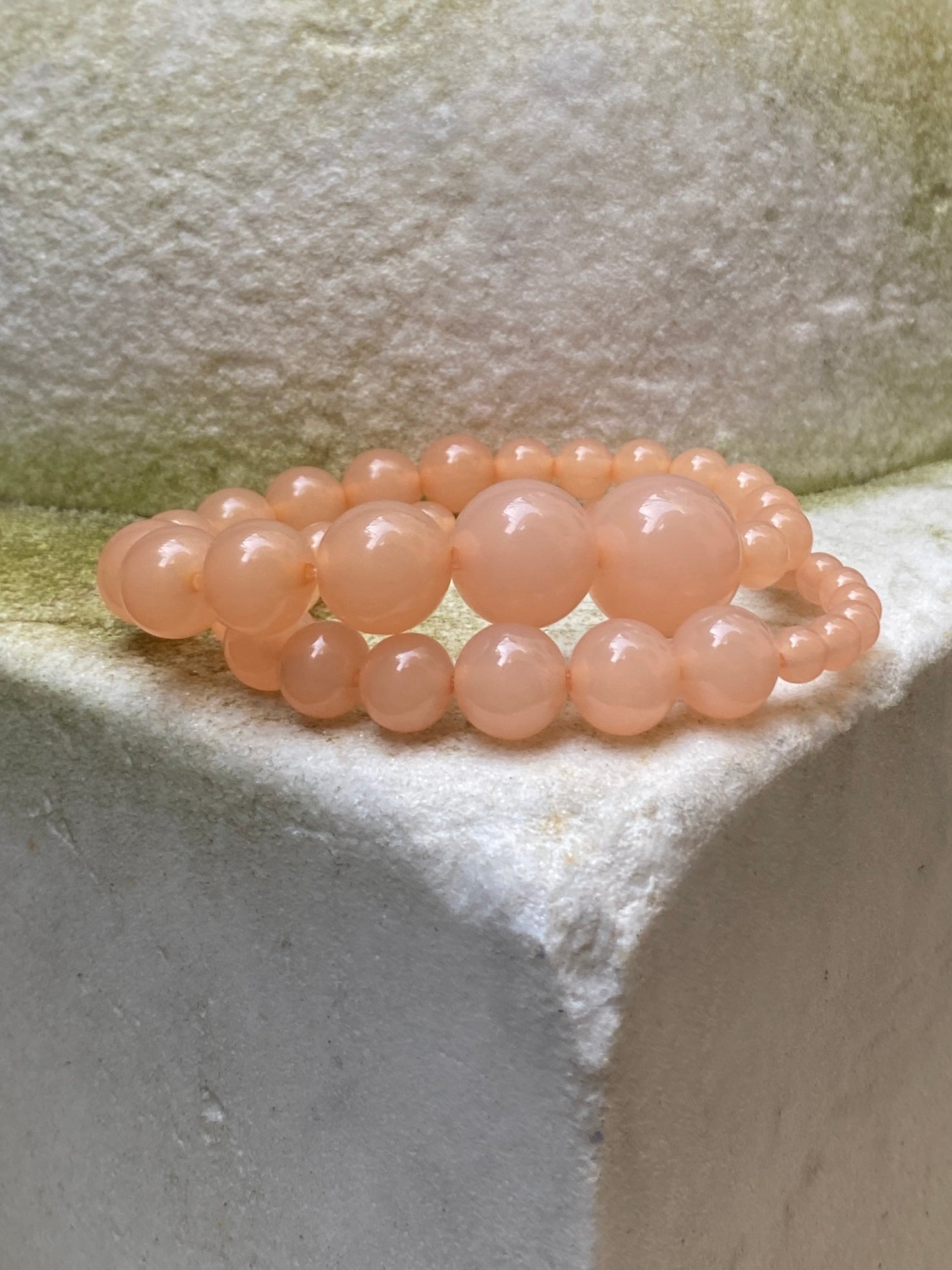 Mega Bracelet - Light Coral - Limited jewellery by Lemonade - made by hand in Denmark