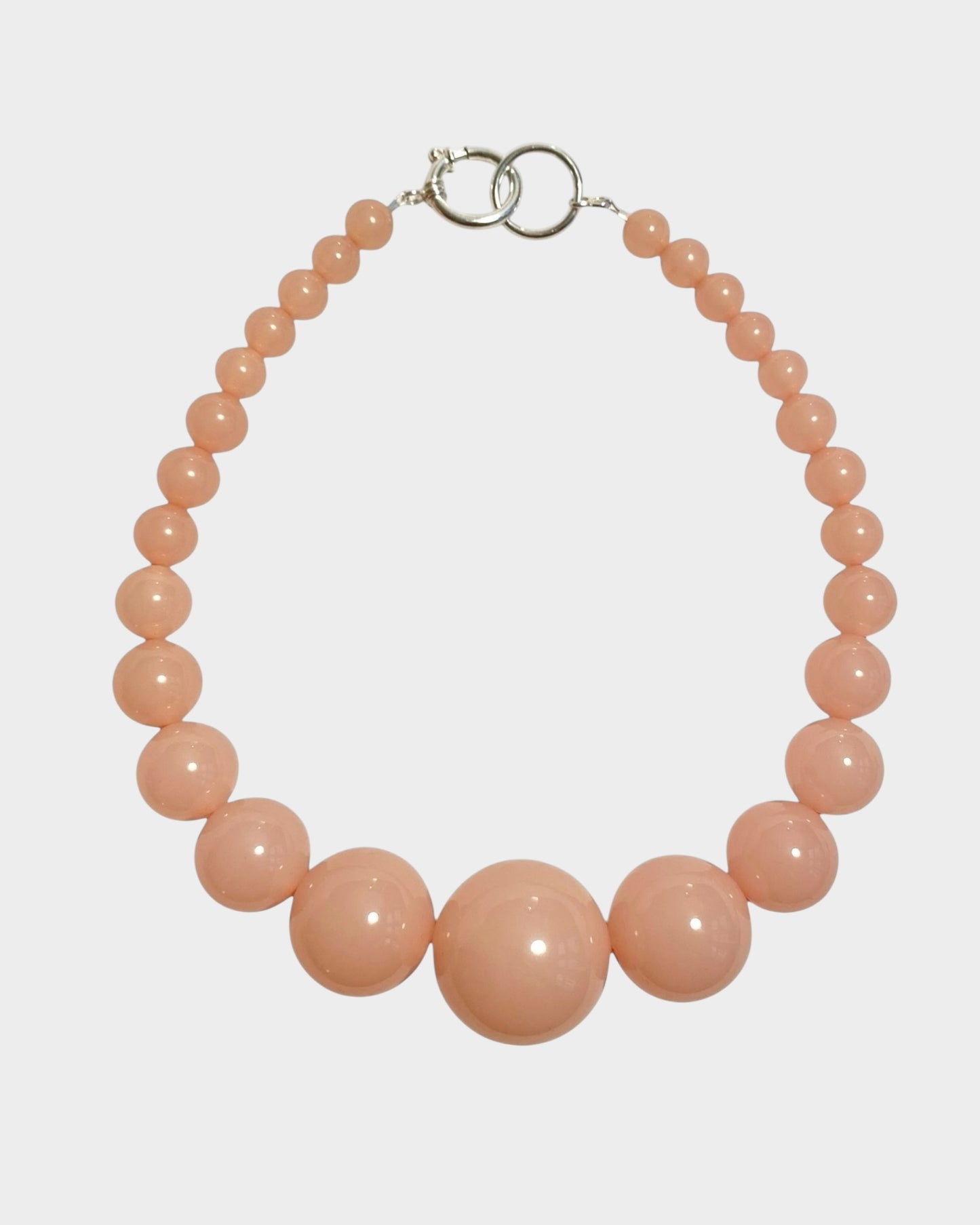 Mega Necklace - Light Coral - Limited jewellery by Lemonade - made by hand in Denmark