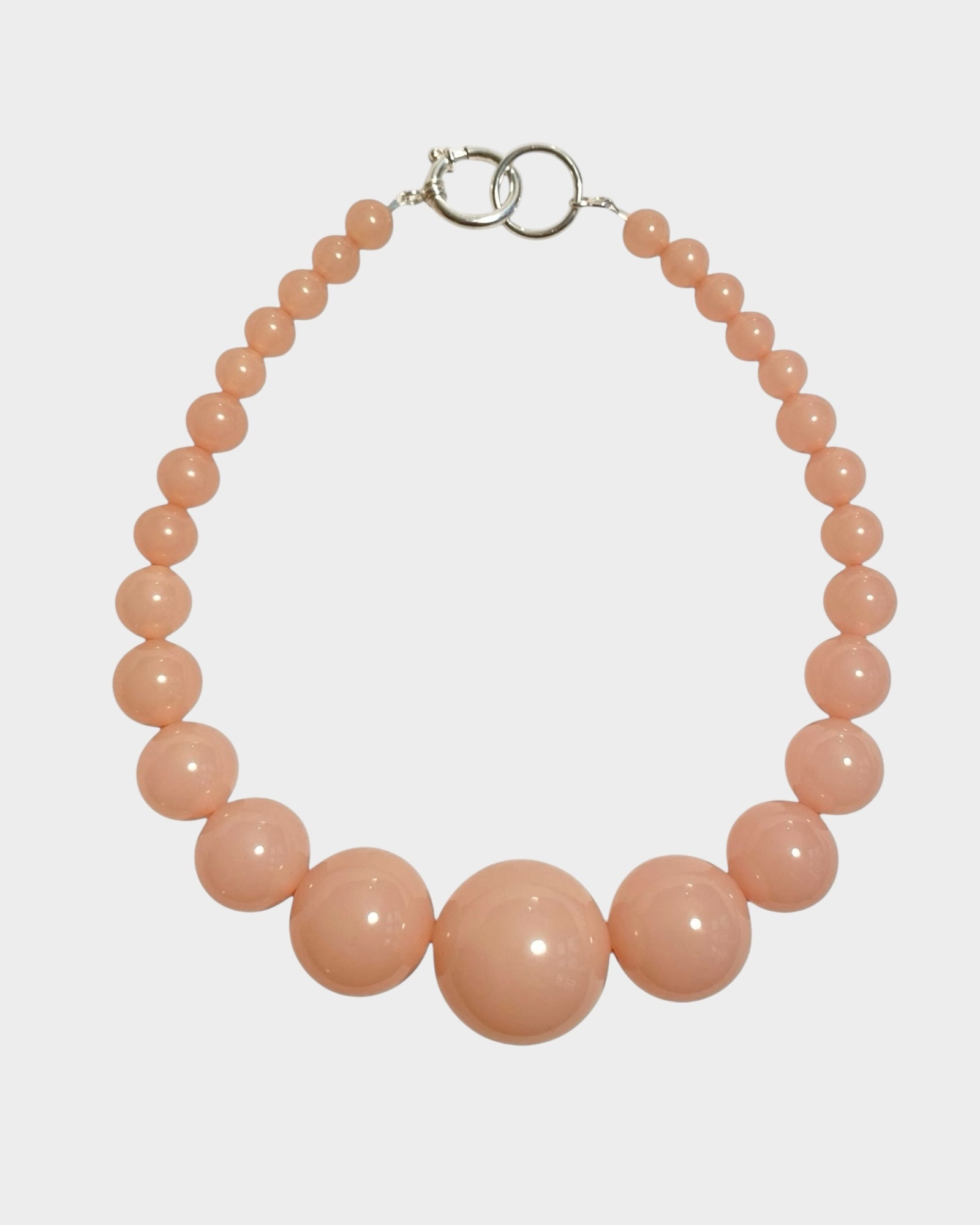 Mega Necklace - Light Coral - Limited jewellery by Lemonade - made by hand in Denmark