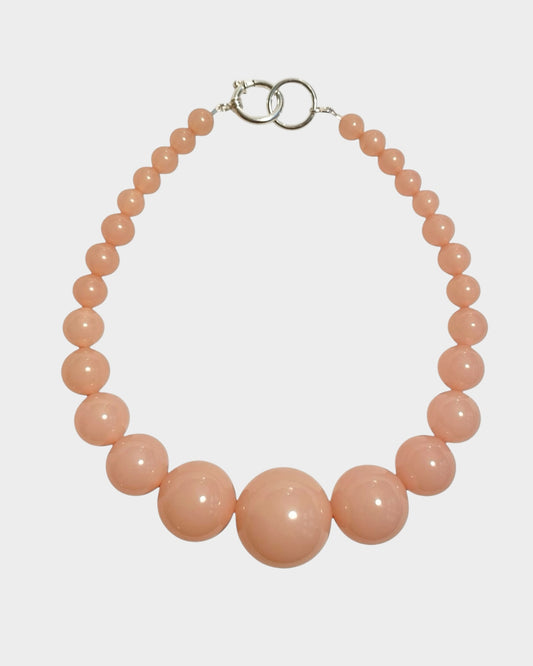 Mega Necklace - Light Coral - Limited jewellery by Lemonade - made by hand in Denmark