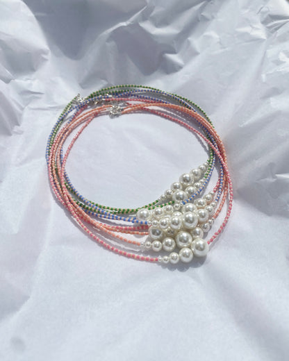 Necklace No7 - Pink & Peach