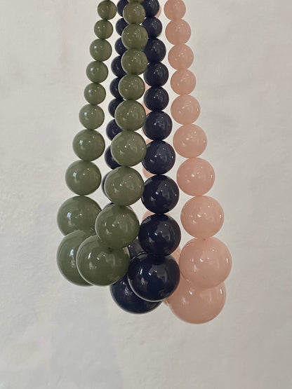 Mega Necklace - Sage Green - Limited jewellery by Lemonade - made by hand in Denmark