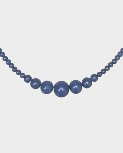 Necklace No3 - Midnight Blue - Limited jewellery by Lemonade - made by hand in Denmark