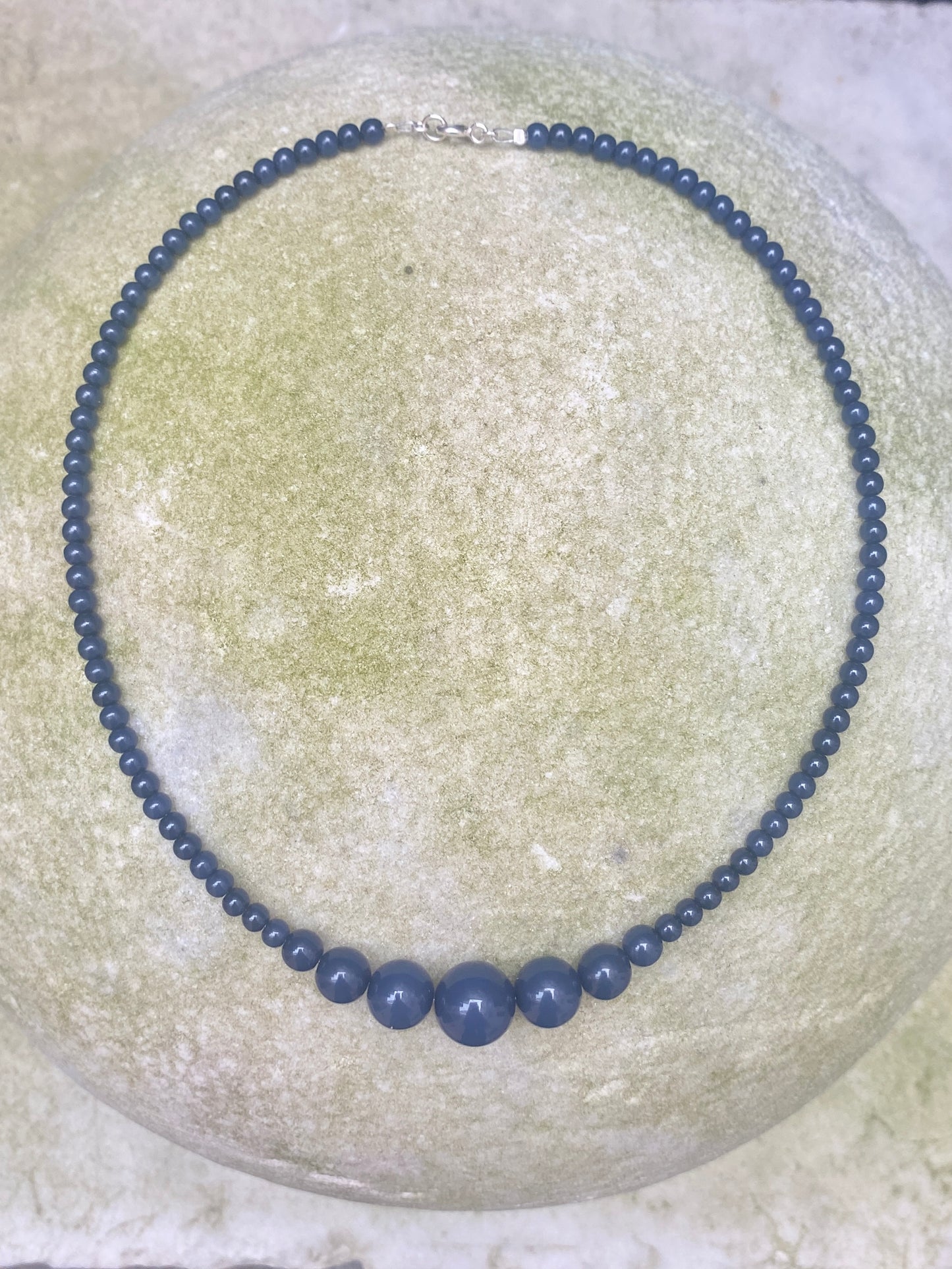 Necklace No3 - Midnight Blue - Limited jewellery by Lemonade - made by hand in Denmark